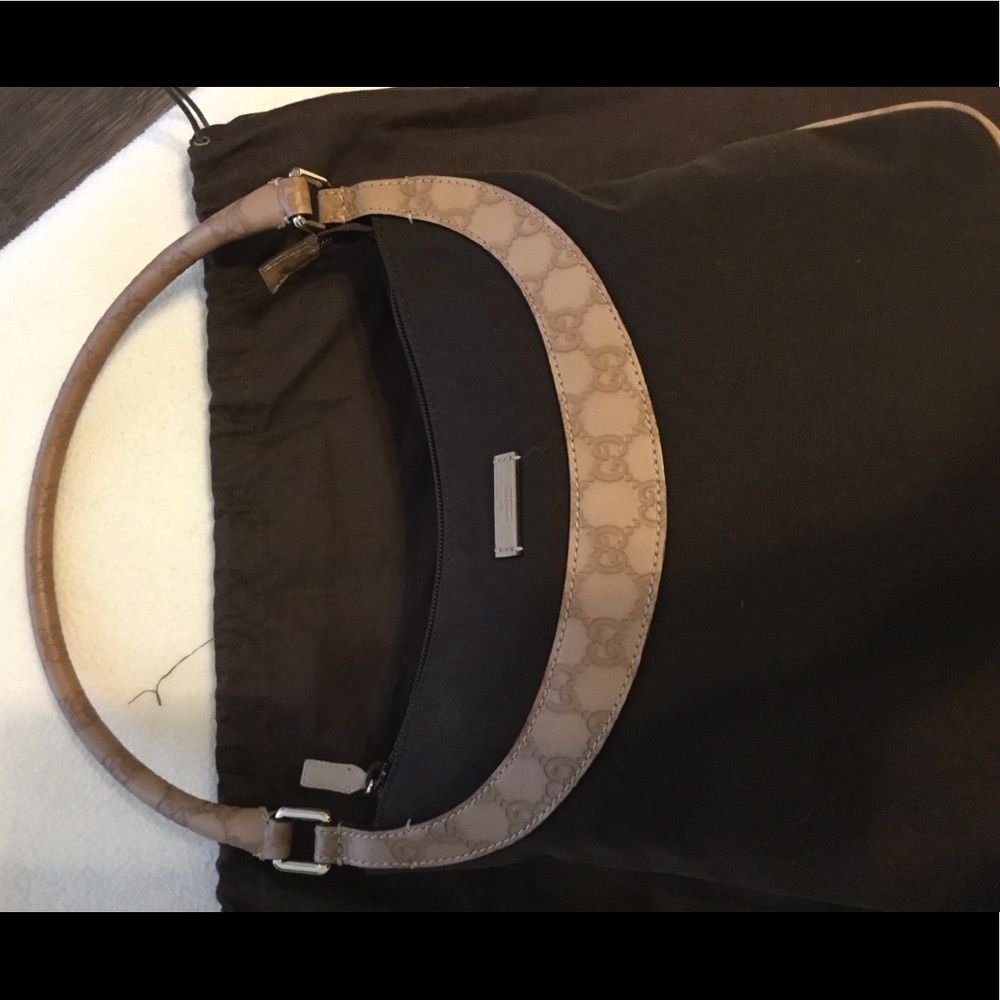 🎉SOLD🎉Gucci Canvas/Leather Guccissima Hobo Bag - Picture 3 of 8